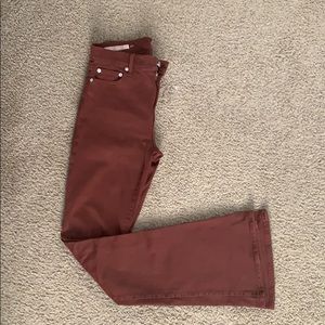 Rust Gap Resolution Skinny Flare Jeans